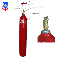 High pressure co2 fire fighting system 70L cylinder